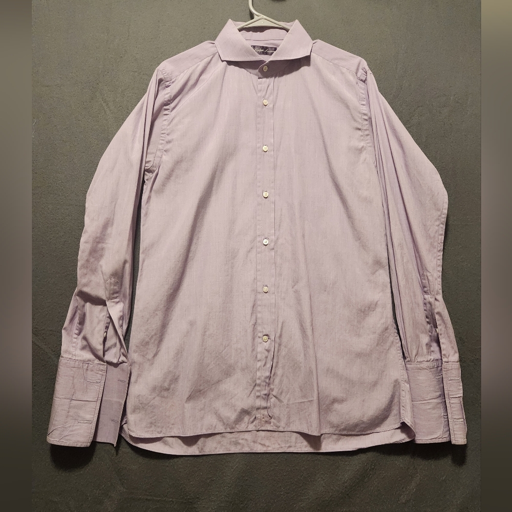 Ralph Lauren Size 17 1/2 Purple flawed